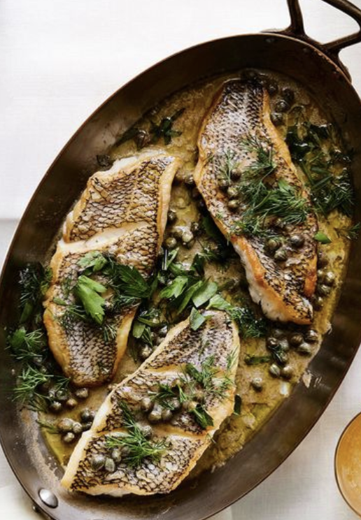 Sauteed Black Sea Bass